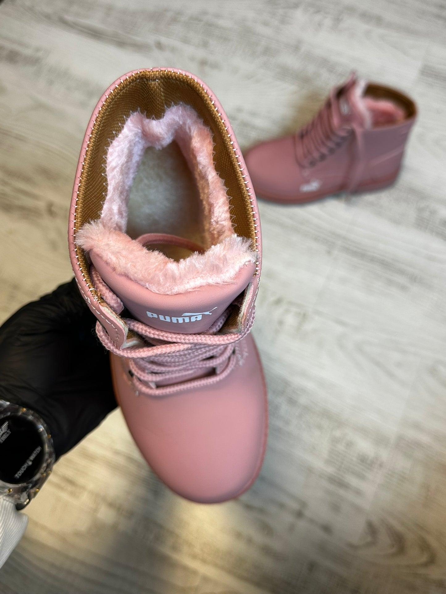 Ghete îmblănite model nou COD 207 ROZ