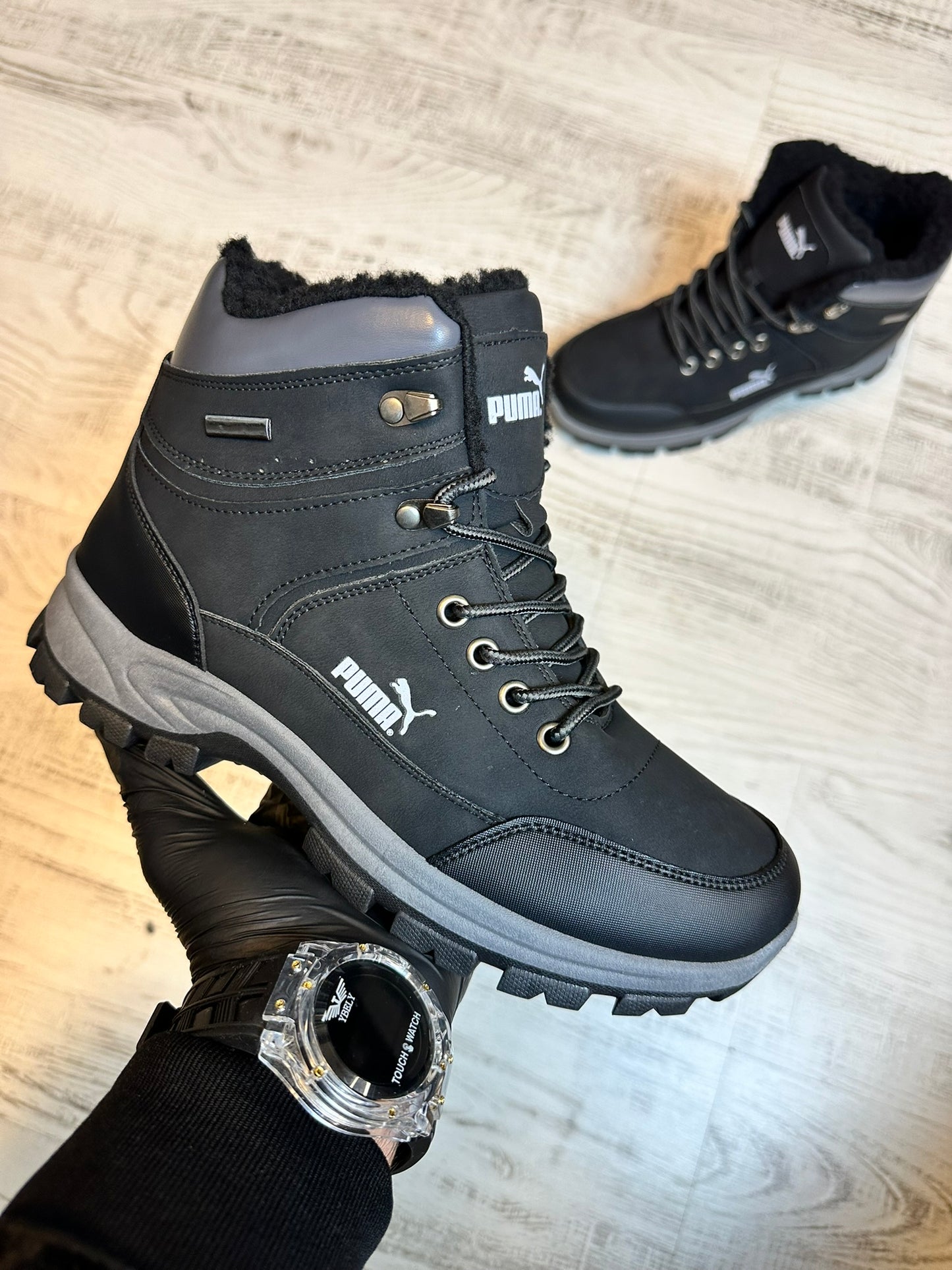 Ghete Casual BARBATI IMBLANITE Model Nou COD 408 negru