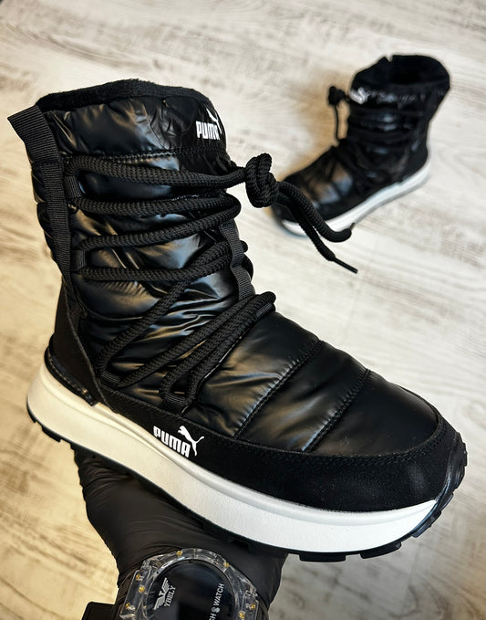 GHETE INALTE  BLACK IMBLANITE MODEL NOU COD 501