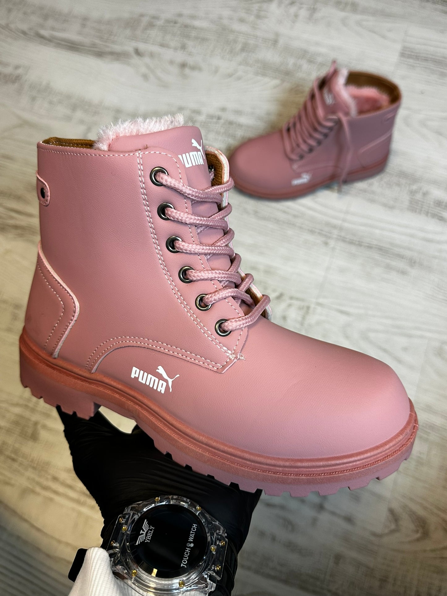 Ghete îmblănite model nou  COD 207 ROZ