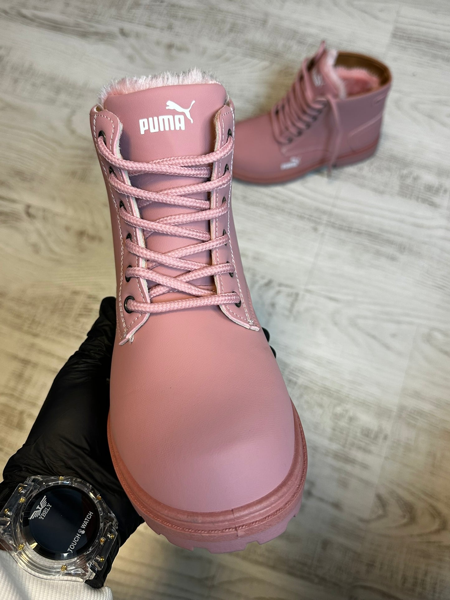 Ghete îmblănite model nou  COD 207 ROZ