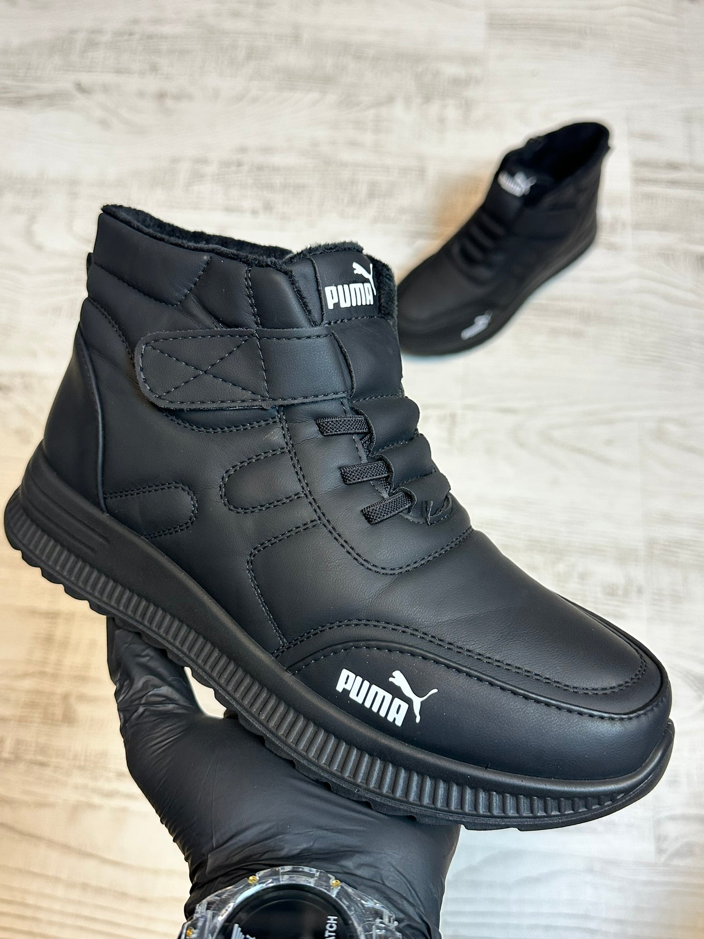 Ghete îmblănite model nou  COD 506 NEGRU