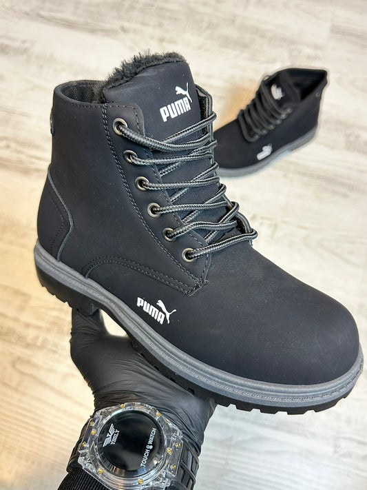 Ghete îmblănite model nou  COD 505 NEGRU