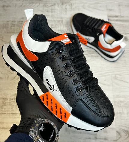 INCALTAMINTE CASUAL NEGRU-ORANGE  MODEL NOU COD 422