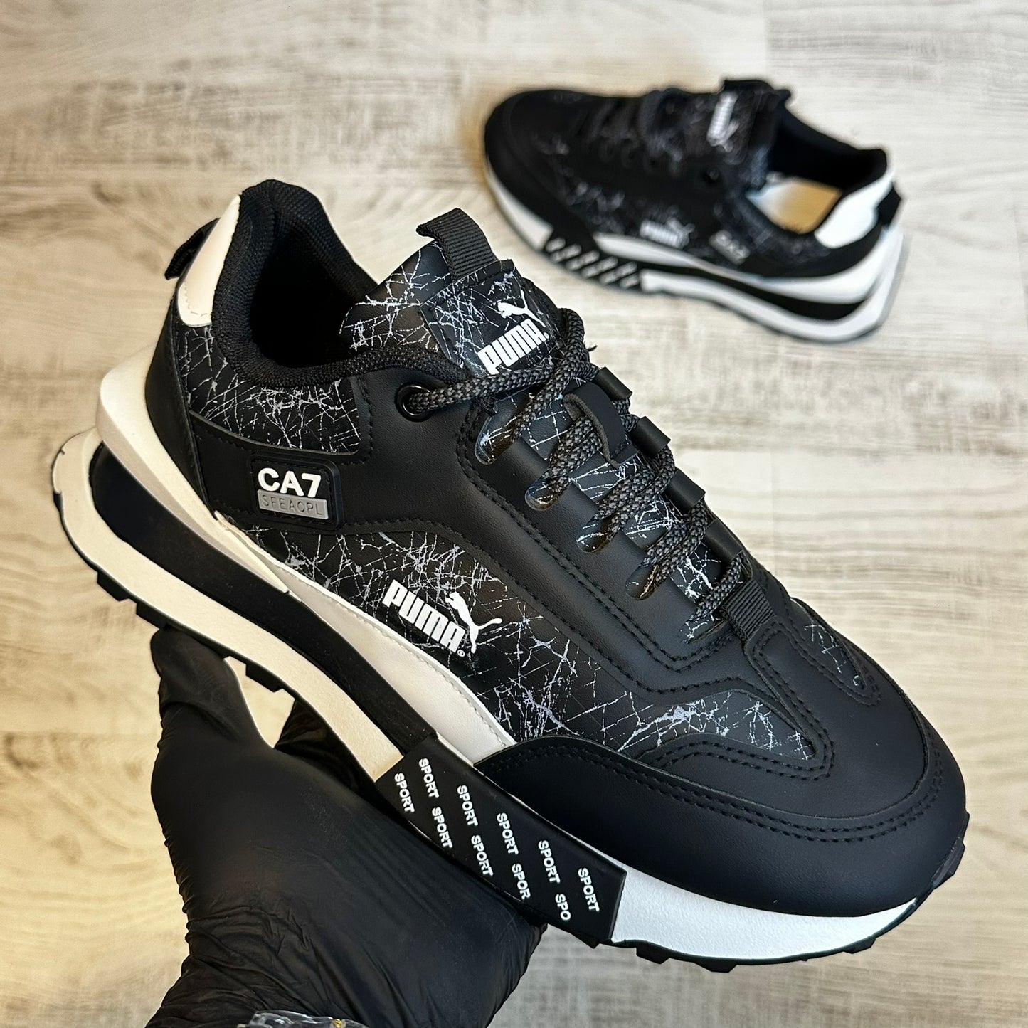 INCALTAMINTE CASUAL NEGRU ALB MODEL NOU COD 519